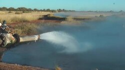 artesian bore Stock Footage