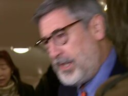 John Landis at the Burke and Hare World Premiere at London England. (Footage by WireImage Video/GettyImages) Stock Footage