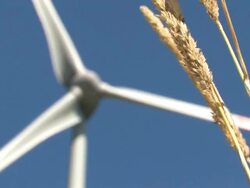 wind turbine - close up Stock Footage