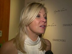 INTERVIEW: Nadja Swarovski on working with Yoko Ono at Swarovski Celebrates The Launch Of Its Collaboration With Yoko Ono At The Swarovski Crystallized Concept Store in New York, NY, on 09/05/12 Stock Footage