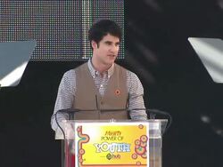 SPEECH: Darren Criss at the Variety's 5th Annual Power Of Youth Event at Los Angeles CA. (Footage by WireImage Video/Getty Images Entertainment Video) Stock Footage