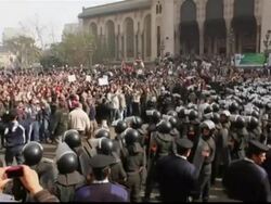 Mubarak refuses to Resign as Tensions Increase News Clip