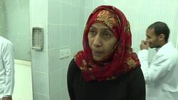 Interview with Yemeni hospital doctor and injured children News Clip