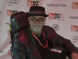 Chuck Close at the 'Hereafter' - 48th New York Film Festival Closing Night Stock Footage