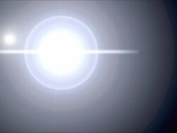 Flash 01 Blue Bulbs Stock Footage