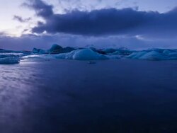 Time Lapse Jokulsarlon, Iceland, Europe   Stock Footage