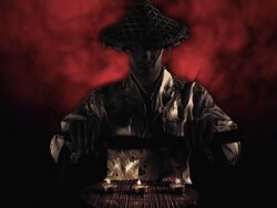 samurai removing a sword Stock Footage