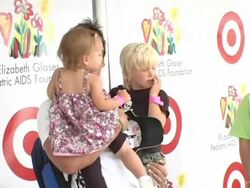 Target 'A Time For Heros' Celebrity Carnival to Benefit the Elizabeth Glaser Pediatric AIDS Foundation Stock Footage