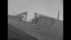 US fighter plane lent to USSR has star painted over and takes off from Iranian airfield News Clip