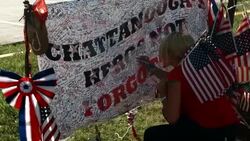 Four Marines and One Sailor Killed In Military Center Shootings In Chattanooga, Tennessee Stock Footage