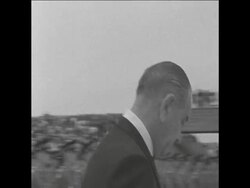 SYND 26 5 67 JOHNSON AT EXPO 67 News Clip
