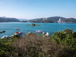 Sun Moon Lake Stock Footage