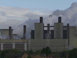 HD Coal Power Plant (Loopable) Stock Footage
