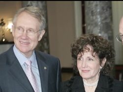 Senate Majority Leader Harry Reid''s wife underwent surgery Friday to stabilize serious injuries suffered when a tractor-trailer rear-ended the minivan she and their daughter were riding in on an interstate highway. News Clip
