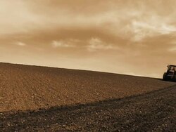 tractor at work Stock Footage