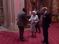 King Mswati III, King of Swaziland meets Queen Elizabeth News Clip