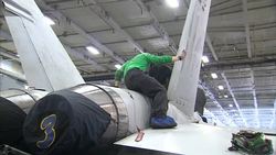 On Board The USS Eisenhower News Clip