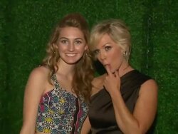 Jennie Garth, Luca Bella Facinelli at CMT's Jennie Garth: A Little Bit Country Launch And 40th Birthday Celebration Stock Footage