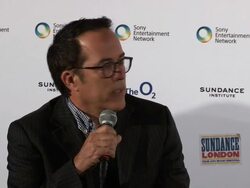 INTERVIEW: John Cooper on what made the O2 the right place for Sundance London to be held at 02 Arena on April 26, 2012 in London, England (Footage by WireImage Video/Getty Images) Stock Footage