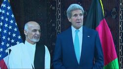 Kerry meets Karzai and Ghani in effort to diffuse voting crisis News Clip