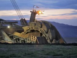 Bucket wheel excavator Stock Footage