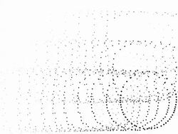 USERS - female, dense, pure black dots (TRANSITION) Stock Footage