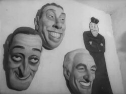 Italian Journalist Bruno Marini's Sculpture Hobby Stock Footage