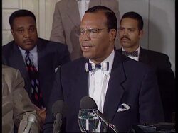IRAQ: BAGHDAD: FARRAKHAN CONDEMNS UN SANCTIONS AGAINST IRAQ News Clip