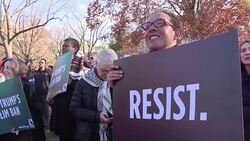 CLEAN : Rally in support of Muslims in Washington News Clip