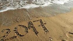 New year 2017 and old year 2016 Stock Footage