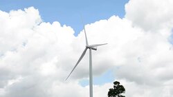 Alternative Energy Wind Turbines Stock Footage