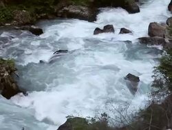"Waterflow, clean energy from water" Stock Footage