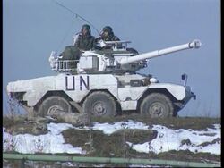 Bosnia - UN Soldiers Celebrate Remembrance Day News Clip