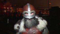 VOICED : Shetlands Vikings take part in Up Hella Aa fire festival News Clip