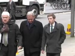 Milan Mandaric arrive at Southwark Crown Court News Clip