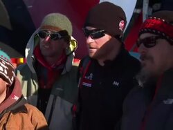 Walking With The Wounded Teams prepare to leave first base camp News Clip