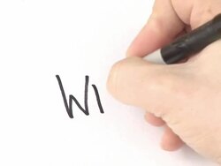 Somebody Handwriting \Why?\ HD Stock Footage