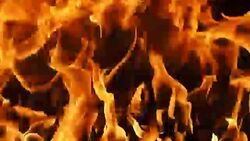 HD Full Frame Burning Flames Stock Footage