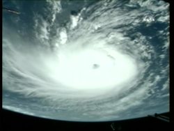 Pix of Hurricane Ike from the International Space Station, graphics News Clip