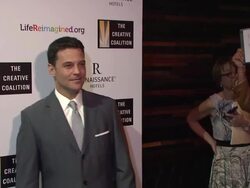 David Alan Basche at The Creative Coalition's Spotlight Awards Dinner Gala Stock Footage