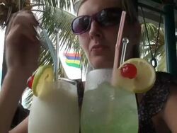Girl eating sweet food like crazy because of love woes Stock Footage