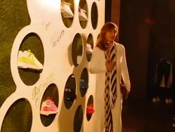 Ellen Pompeo at Pharrell Williams And adidas Celebrate Collaboration Stock Footage
