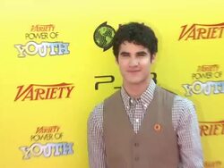 Darren Criss at the Variety's 5th Annual Power Of Youth Event at Los Angeles CA. (Footage by WireImage Video/Getty Images Entertainment Video) Stock Footage