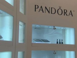 ATMOSPHERE: Angie Harmon Hosts PANDORA Mother's Day Event at the Angie Harmon Hosts PANDORA Mother's Day Event at Santa Monica CA. (Footage by WireImage Video/GettyImages) Stock Footage