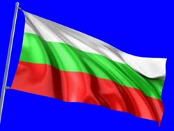 Bulgarian Flag Stock Footage