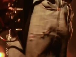 Guitarist playing guitar on the stage, Delhi, India Stock Footage