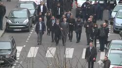 CLEAN : French PM arrives at scene of shooting News Clip