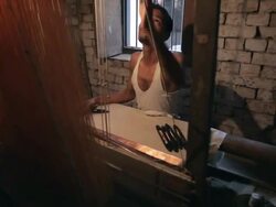 MS Man weaving on loom / India Stock Footage