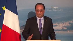CLEAN : Refugees: No European country can be exempt (Hollande) News Clip
