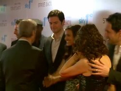 Andy Harris, Orla Brady, Richard Armitage, Shelly Conn, Dhafer L'Abidine, Shaun Parkes, Andrew Lincoln, Ewen Bremner. at the Strike Back Premiere UK  Stock Footage